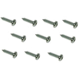 No.2 / 2.2mm x 9.5mm Stainless Steel Pozi Self Tapping Pan Head Screws