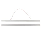 Magnetic Poster Hangers White Real Wood 330-635mm A4, A3, A2, A1