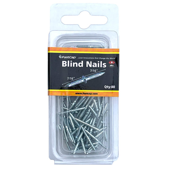 FastCap Double Ended Blind Nails x 80 11mm+11mm (7/16
