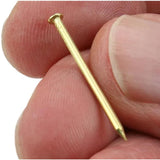 Picture Pins Hardened 25mm Panel Nails Brass Plated 100, 500, 1000