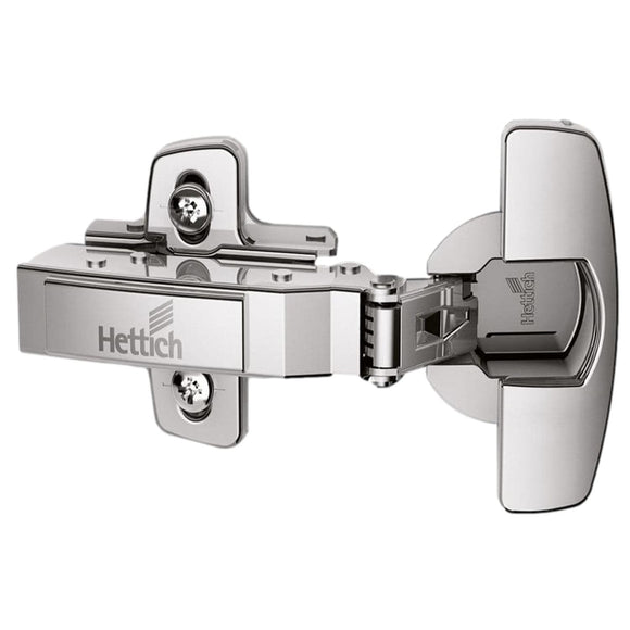 Hettich 8631i Thick Door Hinge & Mounting Plate & Covers