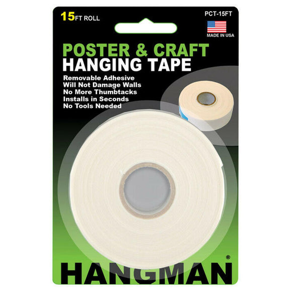 Hangman Poster Hanging Tape 4.5m (15ft) Roll
