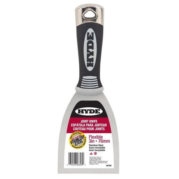 Hyde 06358 Pro Stainless Steel Flexible Joint Knife 76mm (3