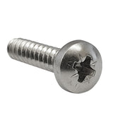 No.2 / 2.2mm x 9.5mm Stainless Steel Pozi Self Tapping Pan Head Screws