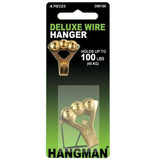 Hangman Deluxe Picture Wire Hook Hanger Holds 45kg (100lbs) 1 Pack