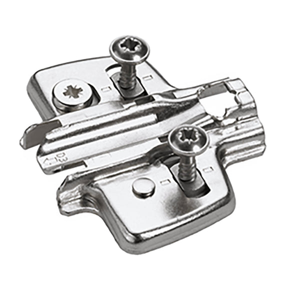 Hettich Hinge Adjustable Mounting Plate 1.5mm Sensys/Intermat 9071666 Euro Screws