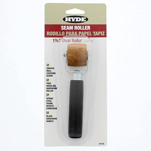 Hyde 30160 Oval Hardwood Wallpaper Roller 32mm (1-1/4