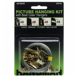 Hangman Picture Hanging Kit Bearclaw Hangers & Wire 45 Pieces